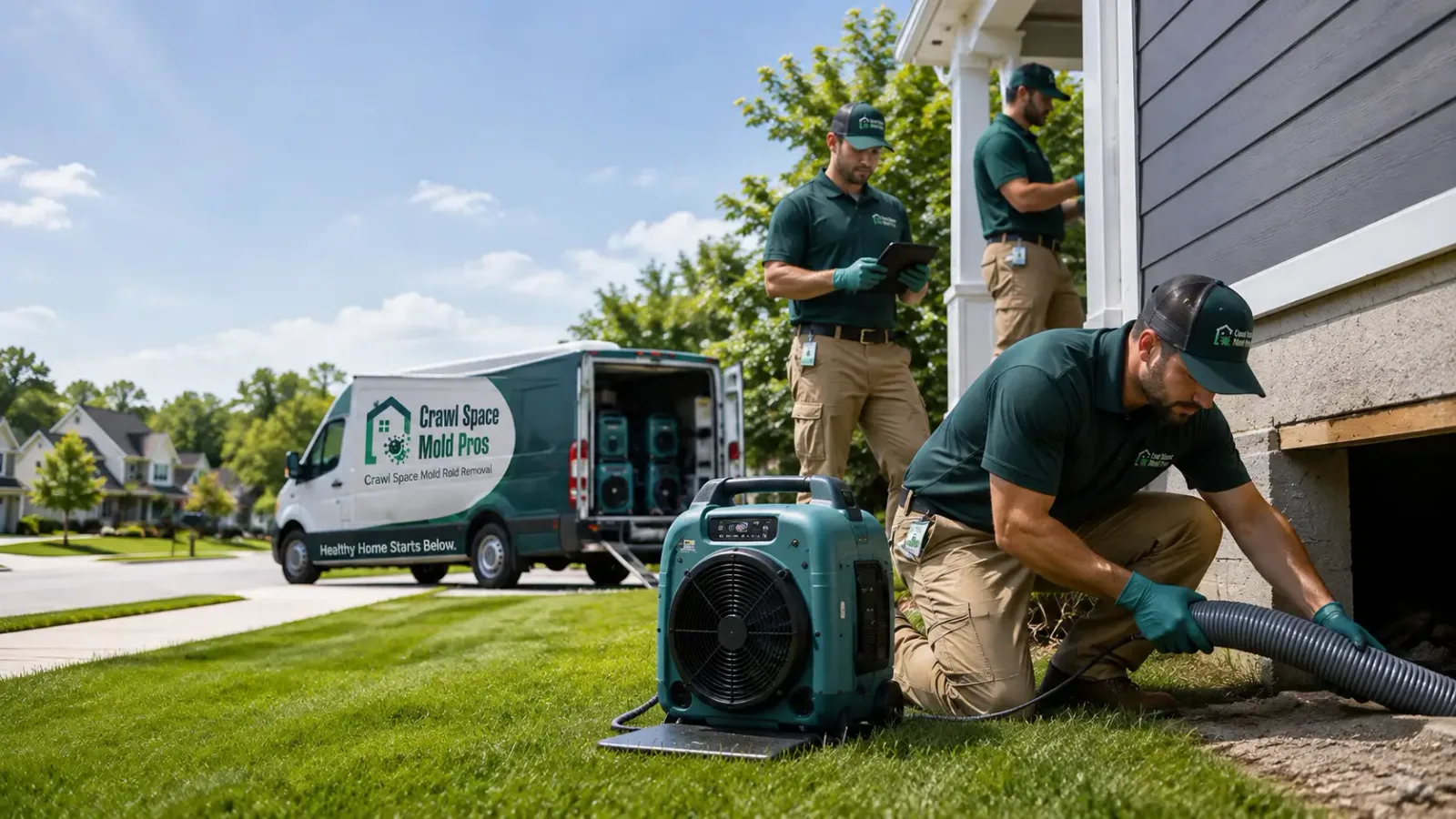 Crawl Space Mold Removal in Refton, PA
